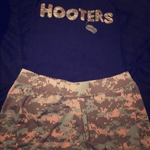 Camouflage Hooters Uniform.